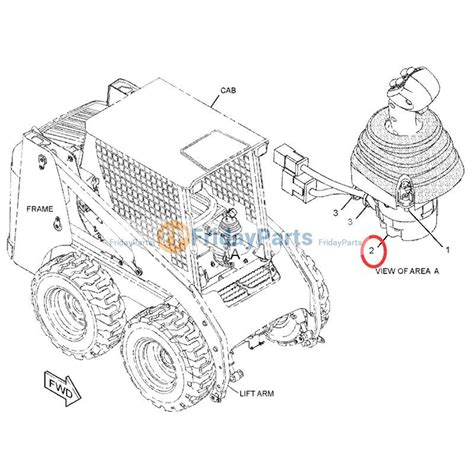 cat skid steer 242 parts joystick|cat joystick kit price.